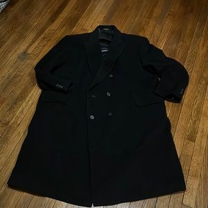 Mens Big and Tall Dbl breasted Cashmere Coat